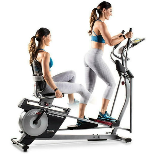 Proform Hybrid Trainer Elliptical Cardio Exercise Machine Pfel03815k W Doorstep Expert Assembly Delivery Walmart Com Walmart Com