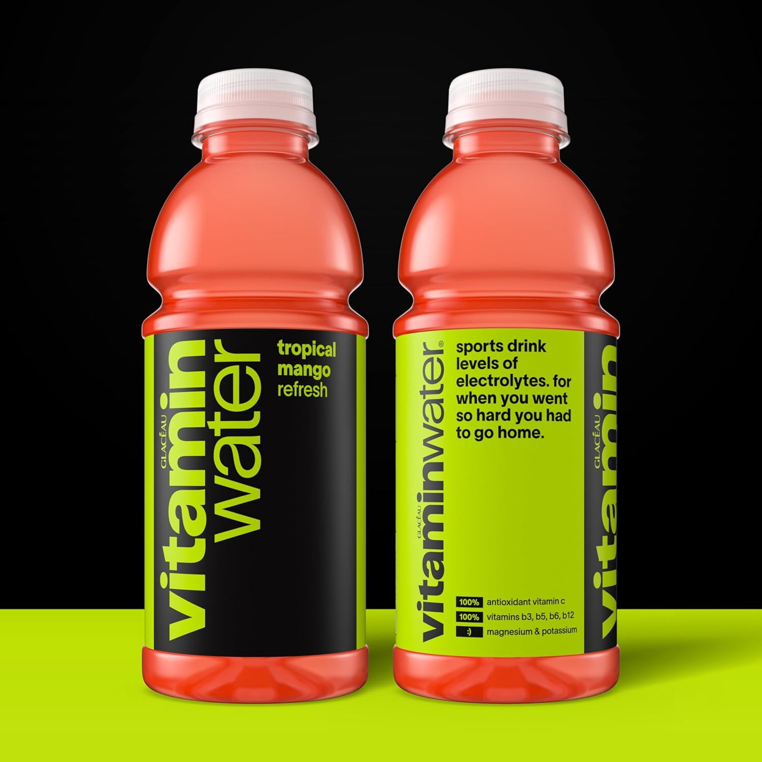 vitaminwater refresh Tropical Mango Nutrient Enhanced Water Beverage, Naturally Flavored, 4 Count