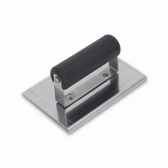 6 x 3 in. Stainless Steel Edger with Plastic Handle