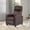 Brown, variant on Massage Recliner Chair, PU Leather Recliner Chair, Recliner Sofa for Adults, Home Theater Seating with Lumbar Support for Bedroom Living Room with Padded Seat Backrest, Black