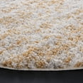 thumbnail image 3 of SAFAVIEH Berber Shag Torvald Abstract Area Rug, Ivory/Light Gold, 5'5" x 7'7", 3 of 8