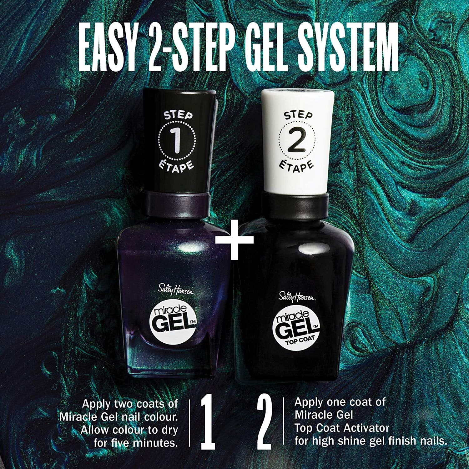 Sally Hansen Miracle Gel Nail Polish, Make It N-ice