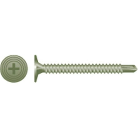 

Strong-Point 814CB 8-15 x 1.25 in. Phillips Wafer Head Screw with Nibs Ruspert Coated Box of 5 000