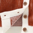 thumbnail image 5 of Baby Boys Girls Sweaters Cardigans Pure Color Long Sleeve Knitted Newborn Infant Kids Outerwear Jackets & Coats Children Costume, 5 of 5