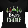 thumbnail image 4 of Inktastic Buon Natale Festive Christmas Trees Women's Plus Size T-Shirt, 4 of 5