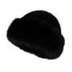thumbnail image 4 of Gorro de Piel Sintética Yinane para Mujer Negro, 4 of 8