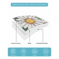 thumbnail image 4 of Twin XL Quilt Bedding Set, Colorful Daisy Floral Reversible Summer Quilt 3 Pieces, Spring Flowers Botanical Leaves Rustic Lightweight Bedspreads Coverlets with 2 Pillow Shams for All Seasons, 4 of 5