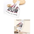 thumbnail image 7 of Christmas Watercolor Gingerbread Hand Towels Microfiber Hanging Cloth Quick Dry Cleaning Cloth Xmas Kitchen Towel, 7 of 7