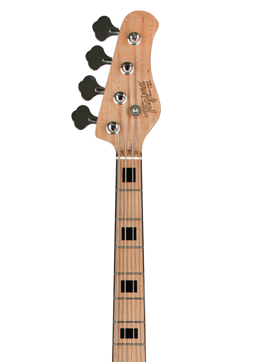 Tagima TJB 4 NT-LF/BK Electric Bass Guitar - Natural