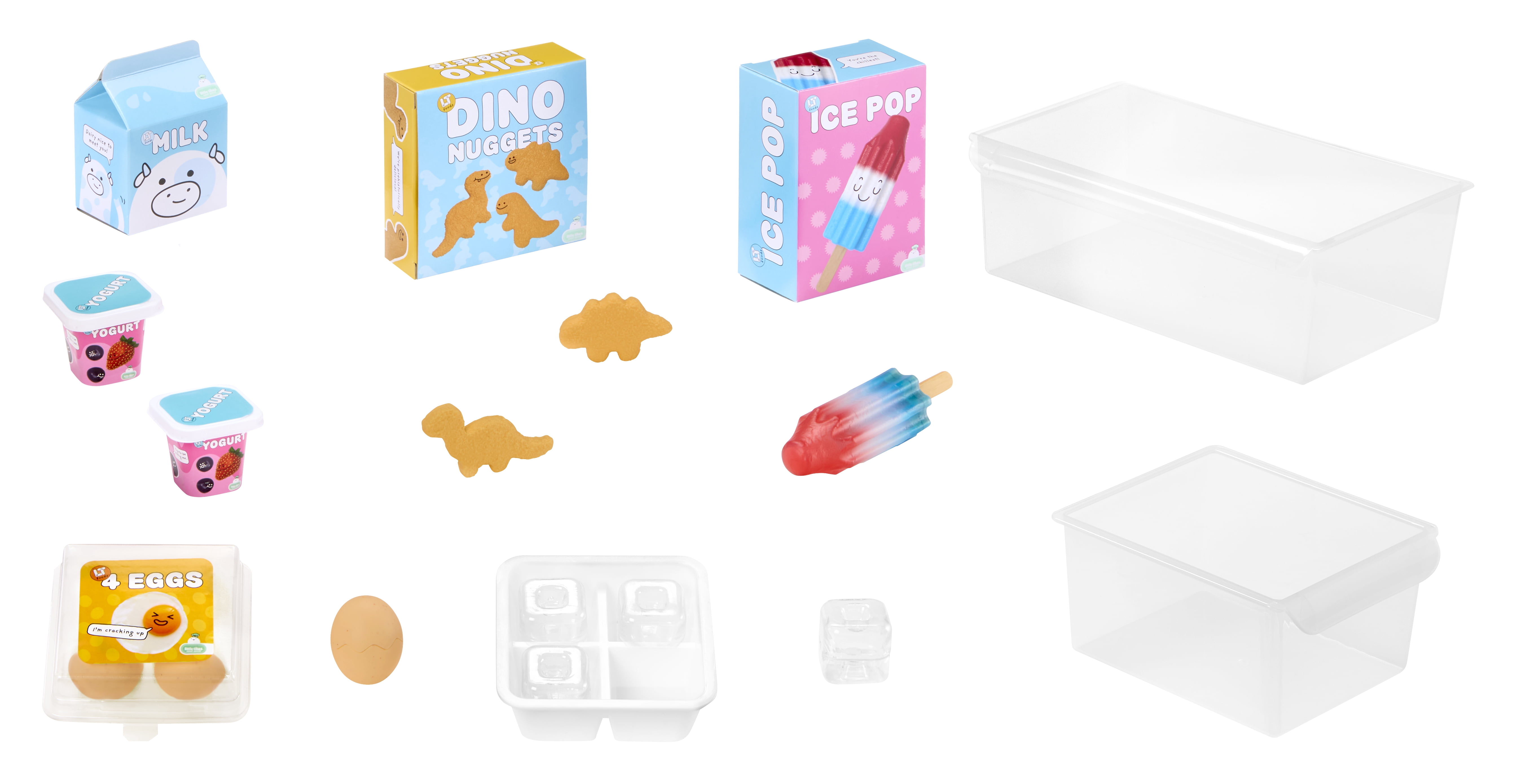 Little Tikes Sweet Spaces Modular Kitchen Refrigerator – Sea Foam, Play Kitchen, Ages 3+