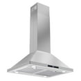 thumbnail image 3 of Pemberly Row Stainless Steel 30" 380 CFM Ducted Island Range Kitchen Hood, 3 of 3