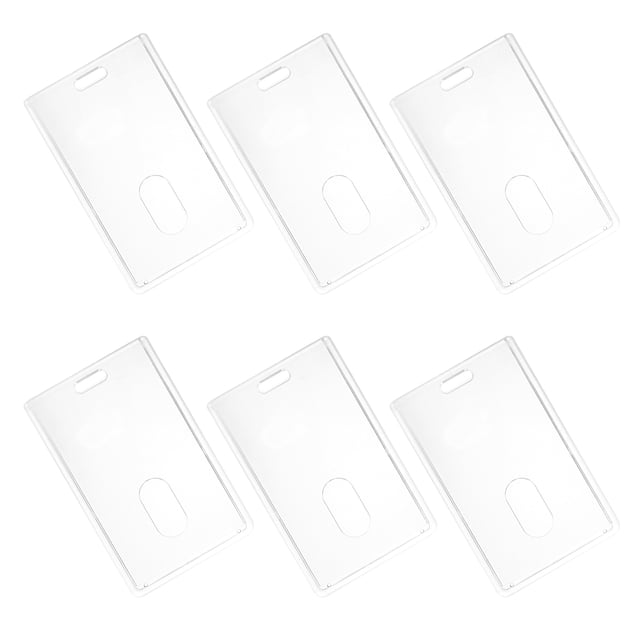 MERRYHAPY 6Pcs Photo Card Holders with Transparent Design for Travel and Home Use