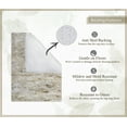 thumbnail image 5 of Bathroom Rugs, Extra Soft Absorbent Bath Rugs, Non-Slip, Quick Drying, Machine Washable, Plush Comfort for Bathroom Floor, Tub, Shower and Home Decor Accessories, 17x24, Ivory, 5 of 9