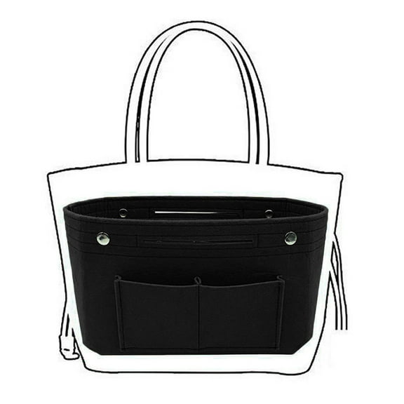 Ctnporpo Women's Handbag Organizer Bag Purse Insert Bag MultiPocket Tote Useful Bag Handbag Organizer Purse Tote Organizer