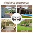 thumbnail image 3 of COOS BAY Outdoor Swivel Rocker Patio Chairs Set of 2, 360° Rotating Wicker Patio Sets with Beige Cushion for Outdoor,Porch,Lanai,Sunroom,Deck,Balcony, 3 of 8