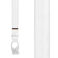 thumbnail image 2 of Suspender Store Mens French Satin Button Suspenders - 1.5 Inch Wide White 54" for 6'1" to 6'5" tall, 2 of 4