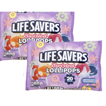 LIFE SAVERS® Swirl Lollipops Two 20 ct bags
