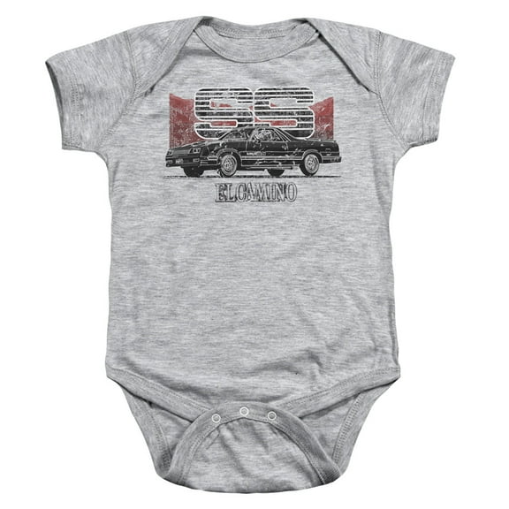 Chevrolet El Camino Ss Mountains Infant Snapsuit Athletic Heather