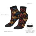 thumbnail image 6 of Fuzoiu Compass And Mountains In Bicycle Wheels1 Print Adult Socks, Crew Moisture-wicking Socks, Unisex Cushion Crew Socks,Casual Sports Ankle Socks, 6 of 7