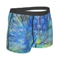 thumbnail image 3 of Bingfone Peacock Men'S Underwear - Casual Stretch Boxer Briefs-Small, 3 of 9