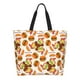 thumbnail image 1 of Balery Burger Bolsa Tote Estilo Estético con Cremalleras, Bolsa de Hombro, Bolsa de Compras Grande y Plegable, 1 of 8
