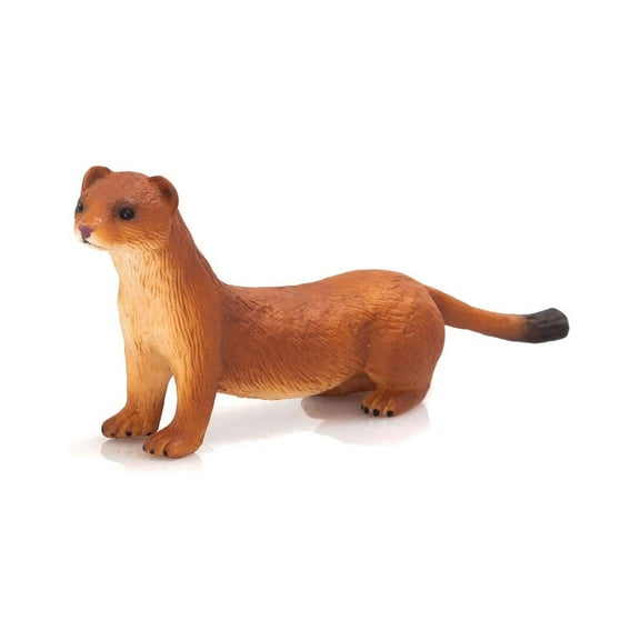 MOJO Stoat Ferret Realistic International Wildlife Hand Painted Toy Figurine