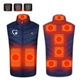 thumbnail image 5 of YAYUBA Heated Vest Smart Temperature Regulating Heated Vest Jacket for Women with Nine Adjustable Heating,Blue,M, 5 of 9