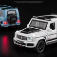 thumbnail image 4 of 1:36 Mercedes Benz BRABUS G800 High Simulation Diecast Metal Alloy Model car Sound Light Pull Back Collection Kids Toy Gift Blue With box, 4 of 6