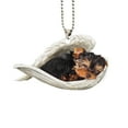 thumbnail image 5 of Yorkshire Terrier Yorkie Sleeping Angel Wings Memorial Car Ornament – Pet Tribute & Decor, 5 of 5