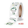 thumbnail image 4 of Rollo de 1000 Piezas de Etiquetas Adhesivas de Regalo de Agradecimiento, Pegatinas de Agradecimiento, Pegatinas Redondas de Agradecimiento, Etiquetas Adhesivas Florales para Envolver Regalos, 2 Rollos Rojo Verde, 4 of 4
