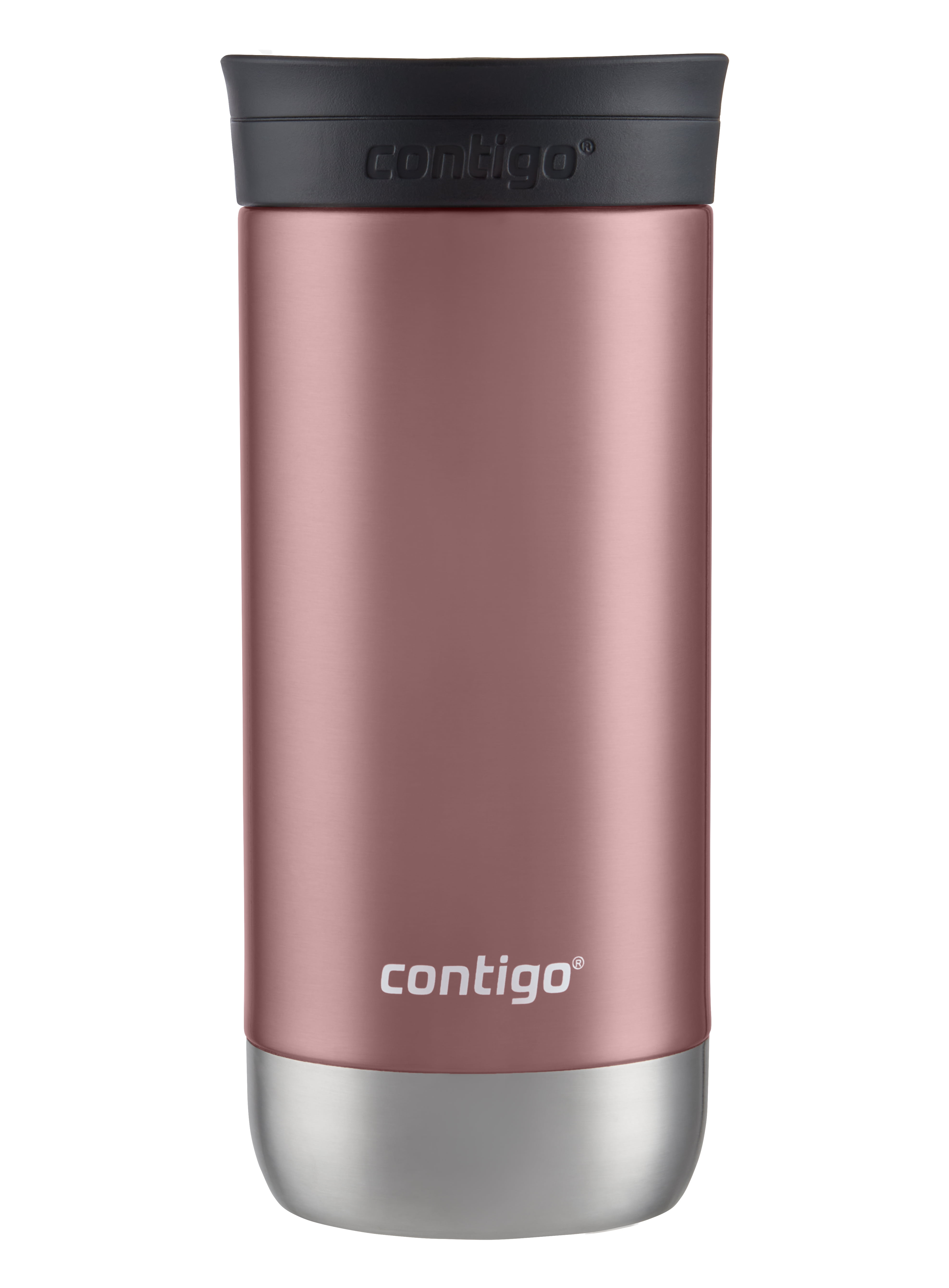 Contigo Huron 2.0 Stainless Steel Travel Mug with SNAPSEAL Lid, Pink, 16 fl oz.