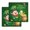Dark Green, variant on St. Patrick's Day Kitchen Dish Towels for Drying Dishes Set of 2, Funny Gnomes Beer Gold Coin Shamrock Green Waffle Weave Microfiber Hand Tea Bathroom Towels Quick Dry & Absorbent Towel 12x12