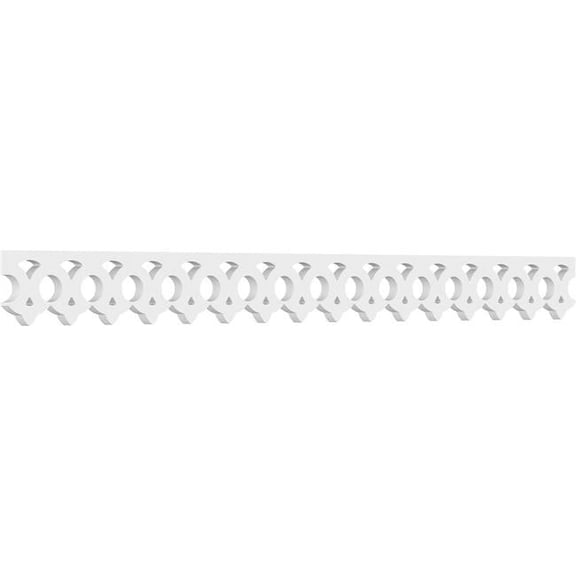 4"H x 5/8"P x 48"L Plymouth Architectural Grade PVC Running Trim