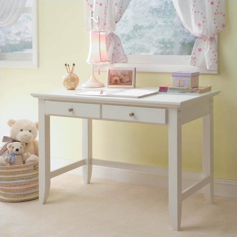Home Styles Naples Student Desk In White Finish