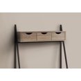 thumbnail image 2 of Monarch Specialties Computer Desk, Home Office, Laptop, Leaning, Storage Drawers, 32"l, Work, Metal, Laminate, Brown, Black, Contemporary, Modern, 2 of 4