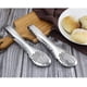 thumbnail image 5 of Juego de 2 pinzas para alimentos de acero inoxidable, pinzas para buffet de 9", plateadas, 5 of 5
