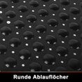 thumbnail image 5 of Alfombrilla de ducha cuadrada de PVC antideslizante. Durabilidad y comodidad con nuestra alfombrilla de tamaño extragrande con 164 ventosas y orificios de drenaje rápido. Perfecta para uso en el, 5 of 5