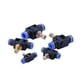 thumbnail image 5 of Conector neumático de 1 pieza PY PE PU PM PM PZA PK SA SA Conector de manguera a través del conector de la manguera de plástico de 4-16 mm Conector rápido del compresor, 5 of 7