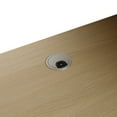 thumbnail image 5 of Noble House 60" Freestanding Bathroom Vanity, Compact 3 Soft-Close Doors, Adjustable Shelves, Excluded Sink, Oak, 5 of 11