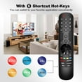 thumbnail image 4 of Universal for LG-TV-Magic-Remote-Control-Replacement UHD OLED QNED NanoCell MiniLED C1 C2 C3 C4 4K 8K Smart TVs,MR23GA with Pointer and Voice Function 2018-2024, 4 of 7