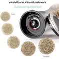 thumbnail image 2 of Stainless Steel Salt And Pepper Mill Set Of 2 With Adjustable Ceramic Mill - Spice Mill & Salt Mill---(Bmatwk), 2 of 3