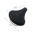 thumbnail image 5 of Sportteer Elastic Bike Saddle Cover Comfortable Bike Seat Cover Soft Bike Seat Cover: Ergonomics Bicycle Saddle Breathable 3D Honeycomb Mesh Seat Cushion Cycling Universal, 5 of 8