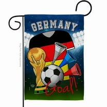 Ornament Collection G192097-BO World Cup Germany Soccer Sports 13 x 18.5 in. Double-Sided Decorative Vertical Garden Flags for House Decoration Banner Yard Gift