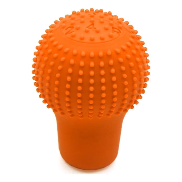 Funda Protector de Pomo de Cambio Protector de Silicona Antideslizante Naranja