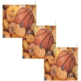 thumbnail image 6 of Coolnut 3 PCS Basketball Pumpkins Baby Muslin Washcloths, Autumn Harvest Face Towel Burp Cloths Ultra Soft Absorbent Cotton Bath Wipes Towels for Newborn Boys Girls, 6 of 6