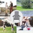 thumbnail image 2 of Superjoe Adirondack Chair All Weather High Impact Polystyrene Outdoor Chairs,Gray, 2 of 7