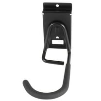 HOMEMAXS Bike Storage Mounted Hook Organizers Slat Scooter Black