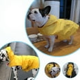 thumbnail image 4 of Dog Raincoat With Hood & Collar Hole & Safe Reflective Stripes, Ultra-Light Breathable 100% Waterproof Rain Jacket Medium-Sized Dogs-5xl Yellow, 4 of 6