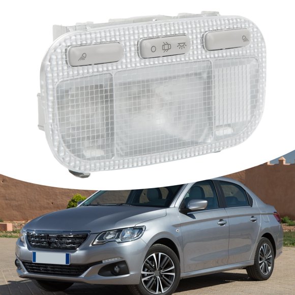 6362N2, Shock Resistant Front Dome Reading Light ABS Shell Plug and Play High Brightness Anti Dazzling for Automobile