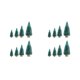 thumbnail image 4 of Mini Árbol de Navidad Billuyoard 8 Piezas con Base Azul Verde, 4 of 6
